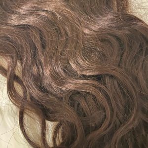 Brazilian human hair 100% ,200G full head wave clip hair.